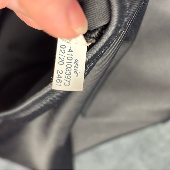 Aerie Black Ruffled, Cut-out One Piece Swimsuit Sz Medium ** see description - Picture 9 of 11